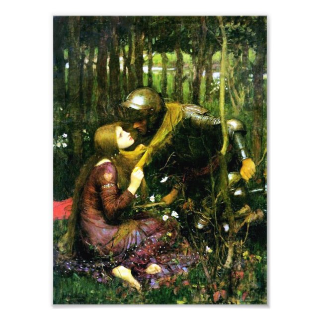 Impression Photo La Belle Dame sans Merci de Waterhouse (Devant)