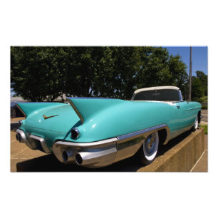 Impression Photo La Cadillac décapotable verte d'Elvis Presley à