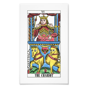 Impression Photo La carte Tarot Chariot