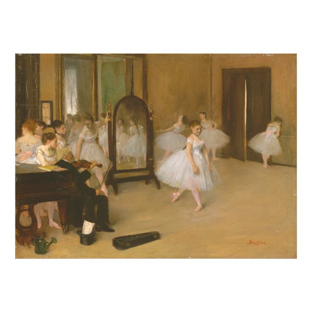 Impression Photo La classe de danse (1870) Edgar Degas (Devant)