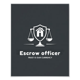 Impression Photo La confiance est notre devise – Officier de séques