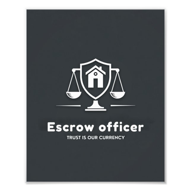 Impression Photo La confiance est notre devise – Officier de séques (Devant)