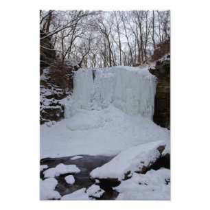 Impression Photo La course de Hayden tombe en hiver, Columbus, Ohio