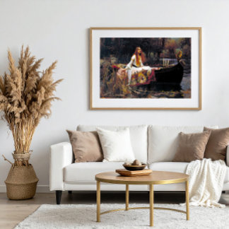 Impression Photo La Dame de Shalott 1888 John William Waterhouse