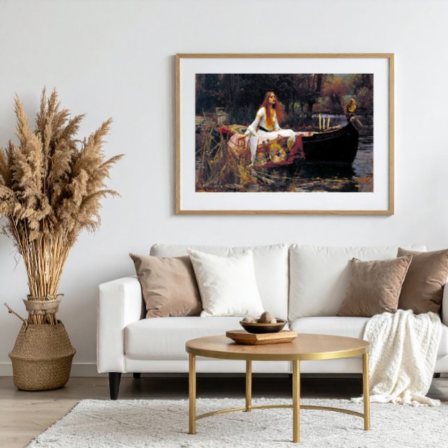 Impression Photo La Dame de Shalott 1888 John William Waterhouse (Créateur téléchargé)
