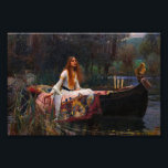 Impression Photo La Dame de Shalott par John William Waterhouse<br><div class="desc">John William Waterhouse - The Lady of Shalott, 1888. John William Waterhouse était un peintre anglais connu pour travailler d'abord dans le style académique et pour ensuite embrasser le style et le sujet de la Fraternité pré-Raphaélite. Ses oeuvres étaient connues pour leurs représentations de femmes de la mythologie grecque antique...</div>