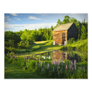 Impression Photo La ferme Brown de John dans l'Adirondacks, N.Y.