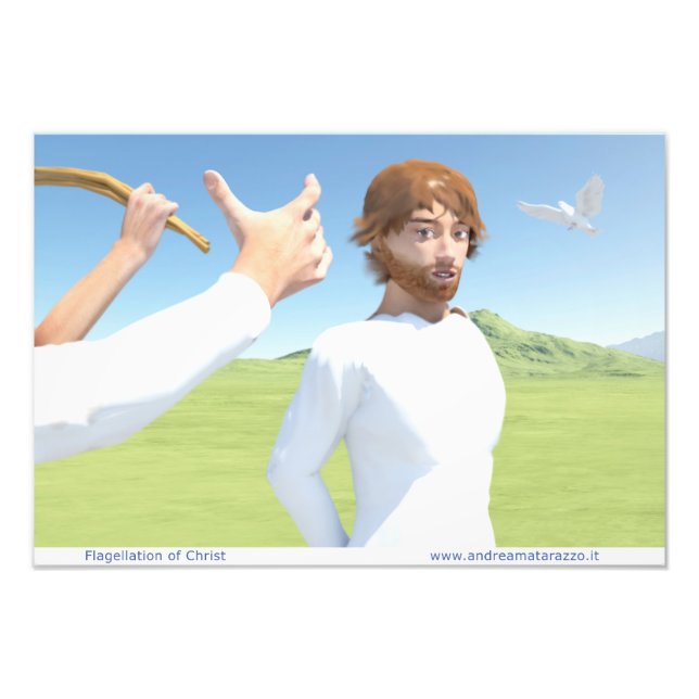 Impression Photo La Flagellation du Christ (Devant)