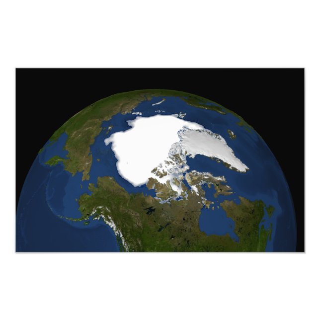 Impression Photo La glace de mer arctique en 2005 (Devant)