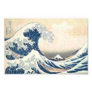 Impression Photo La Grande Vague au large de Kanagawa