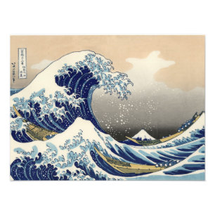 Impression Photo La Grande Vague de Kanagawa Hokusai