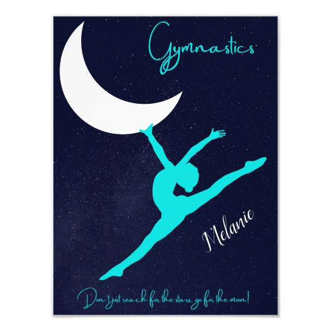 Impression Photo La Gymnastique Va Pour La Lune (Devant)