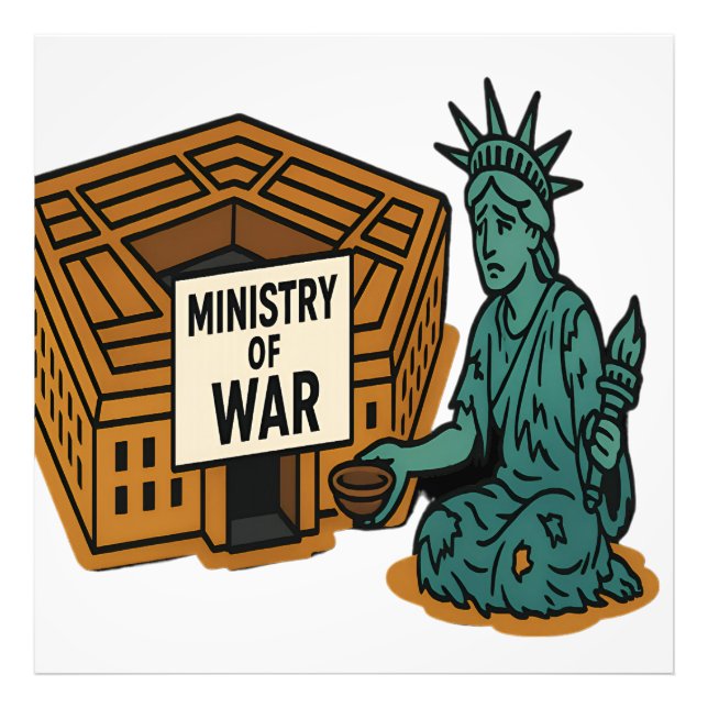 Impression Photo La liberté en face du ministre (Devant)