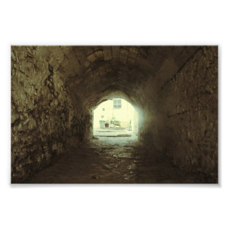 Impression Photo La lumière au bout du tunnel