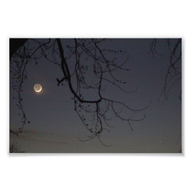 Impression Photo La Lune et le mercure (Devant)