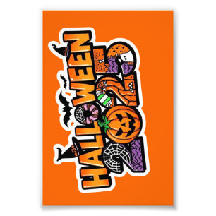 Impression Photo La magie d'Halloween 2025 – Citrouille festive