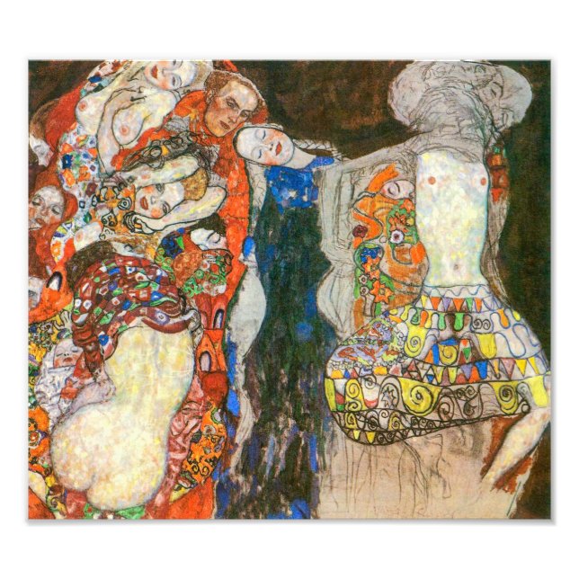 Impression Photo La Mariée | Gustav Klimt | (Devant)