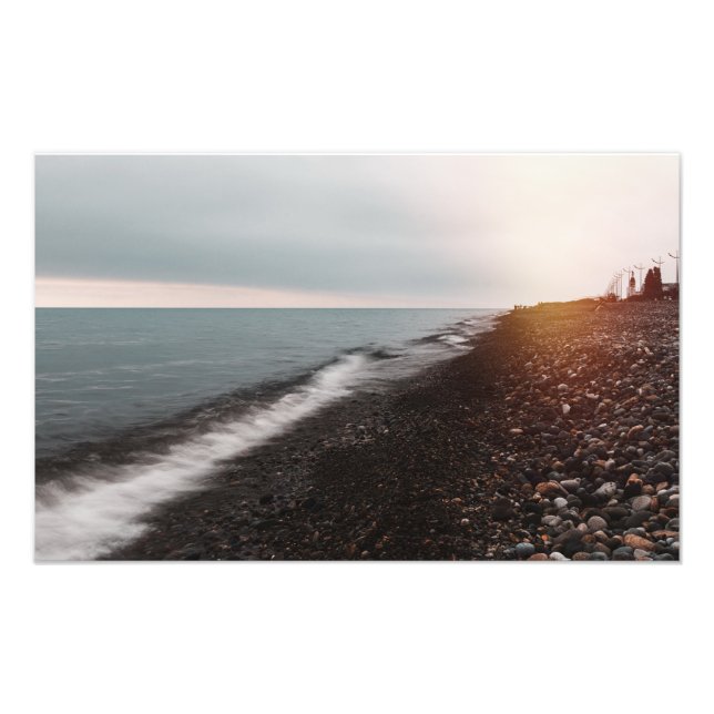 Impression Photo La mer de Batumi. Géorgie (Devant)