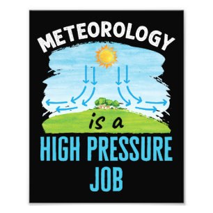 Impression Photo La météorologie est un travail à haute pression Mé