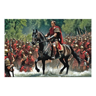 Impression Photo "La mort est pure : le défi du Rubicon de César"