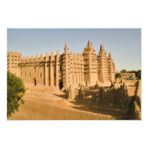 Impression Photo La mosquée de Djenne, exemple classique