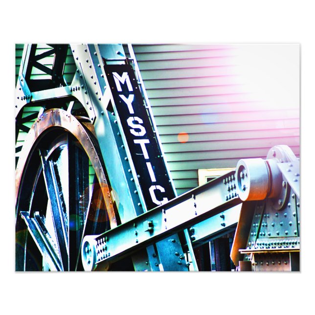 Impression Photo La Mystic River Drawbridge Comme Je La Vois (Devant)