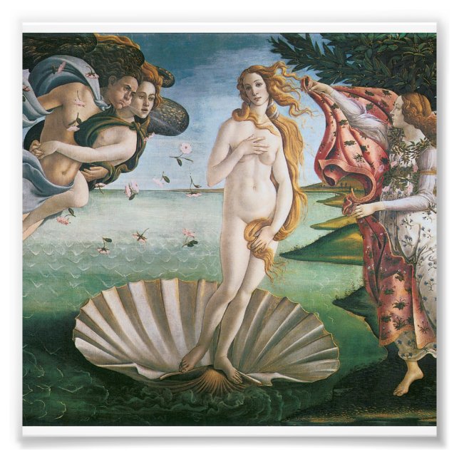 Impression Photo La naissance de Vénus par Sandro Botticelli, Renai (Devant)