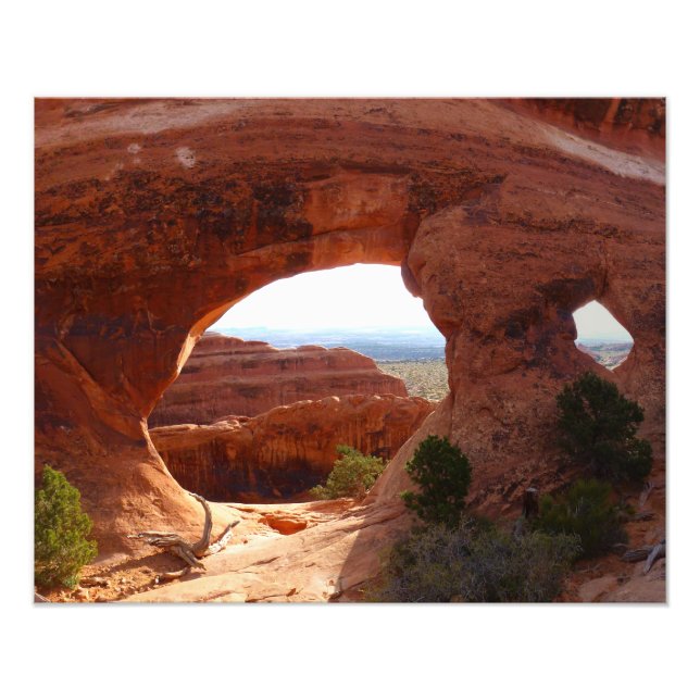 Impression Photo La partition Arch I du Parc national des Arches (Devant)