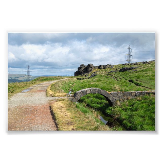 Impression Photo La pierre de pluie, Blackstone Edge (Devant)