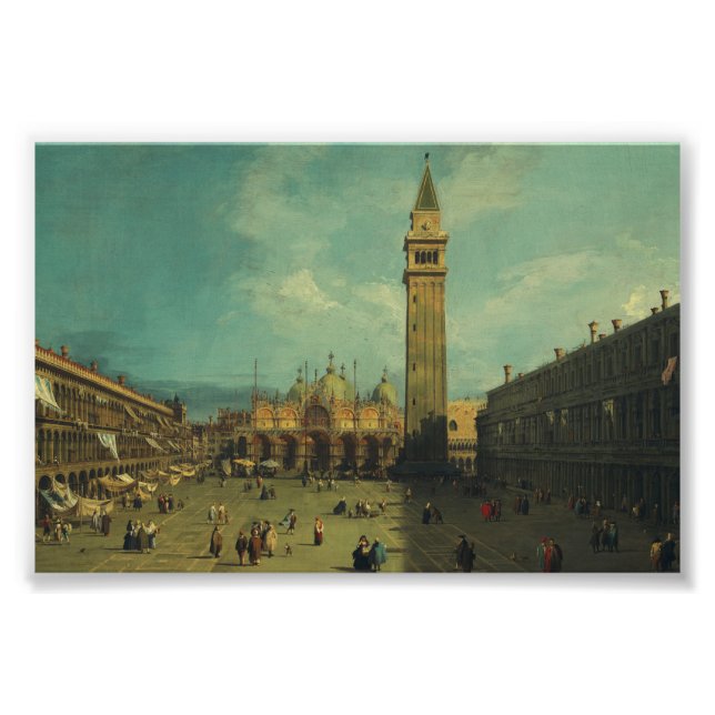Impression Photo La Place Saint-Marc par Canaletto (Devant)