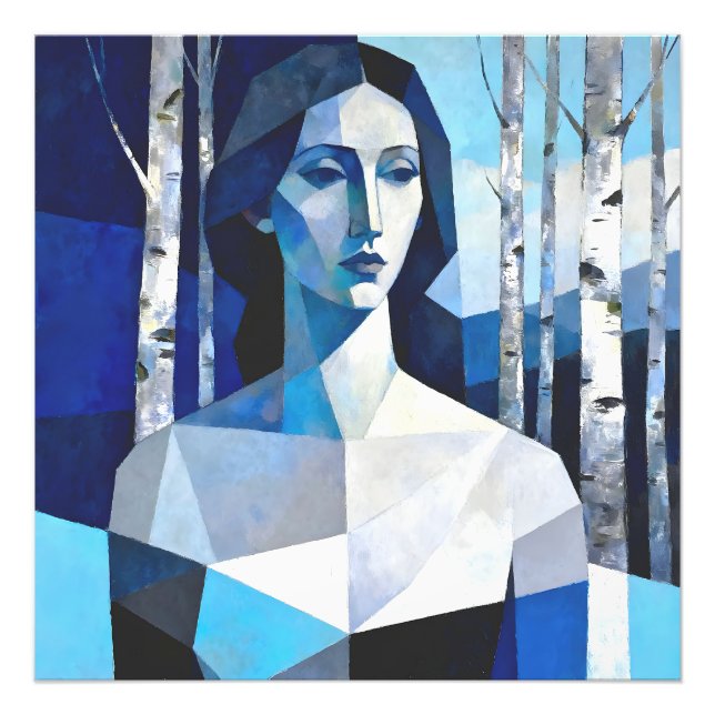 Impression Photo La Pose de « Caelith » – Un Portrait Abstrait (Devant)