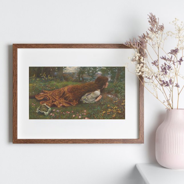 Impression Photo La princesse hors de l'école par Edward Robert Hug (Créateur téléchargé)