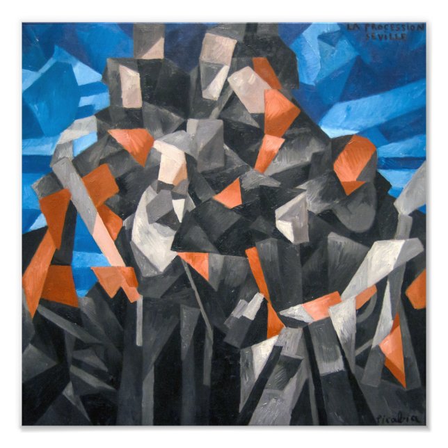 Impression Photo La Procession, Séville | Francis Picabia | (Devant)