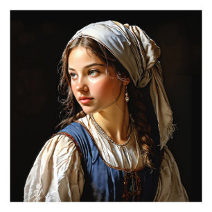 Impression Photo “La Promesse de Demain” “Anna” Une Fille Hollandai
