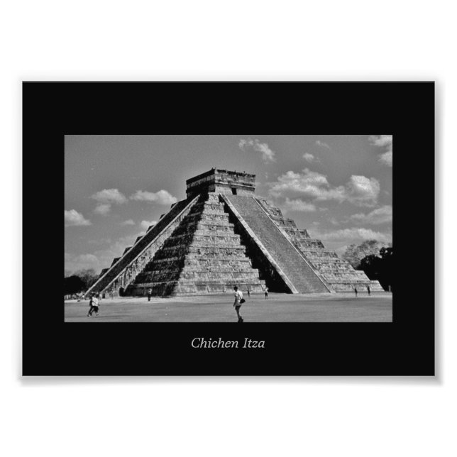 Impression Photo La pyramide Kukulkan (Devant)