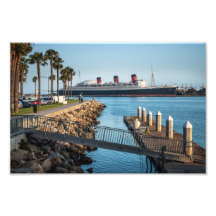 Impression Photo La Queen Mary à Long Beach Californie