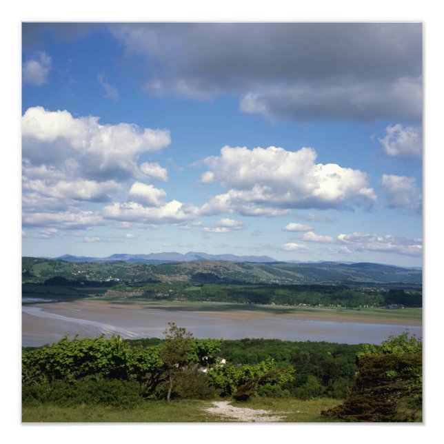 Impression Photo La rivière Kent vue d'Arnside Knott Arnside (Devant)
