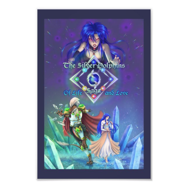 Impression Photo La saga des dauphins d'argent : De la vie et de l' (Devant)