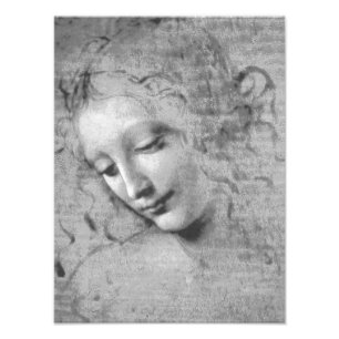 Impression Photo La Scapigliata par Léonard de Vinci