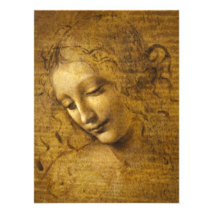 Impression Photo La Scapigliata par Leonardo da Vinci