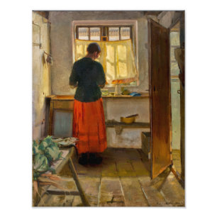 Impression Photo La Servante dans la Cuisine   Anna Ancher  