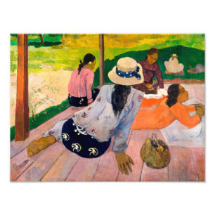 Impression Photo La Sieste Paul Gauguin