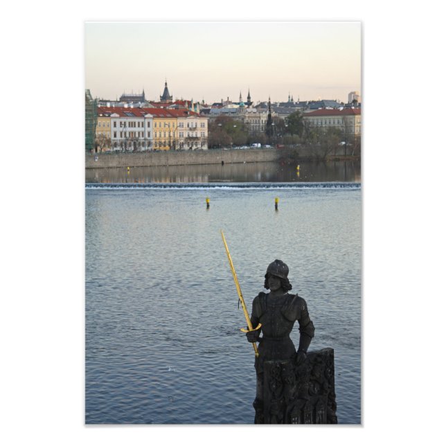Impression Photo La statue de Prague (Devant)