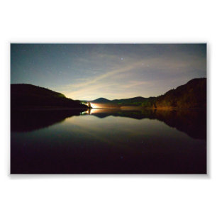 Impression Photo La Terre miroite Les Étoiles