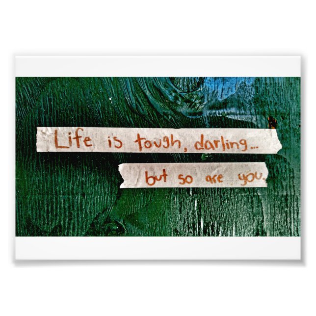 Impression Photo La Vie Est Difficile (Devant)