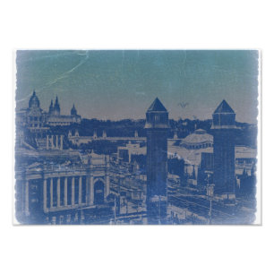 Impression Photo La vieille ville de Barcelone