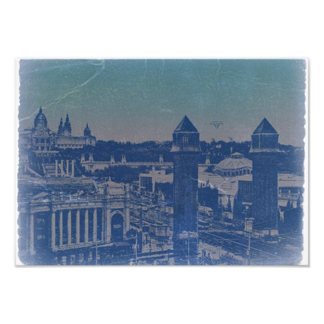 Impression Photo La vieille ville de Barcelone (Devant)