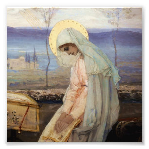 Impression Photo "La Vierge Marie" par Mikhaïl Nesterov