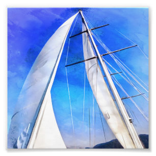 Impression Photo La Voile Unie Les Noeuds De Mon Esprit Riggi Artis