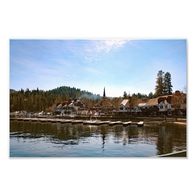 Impression Photo Lac Arrowhead (Devant)